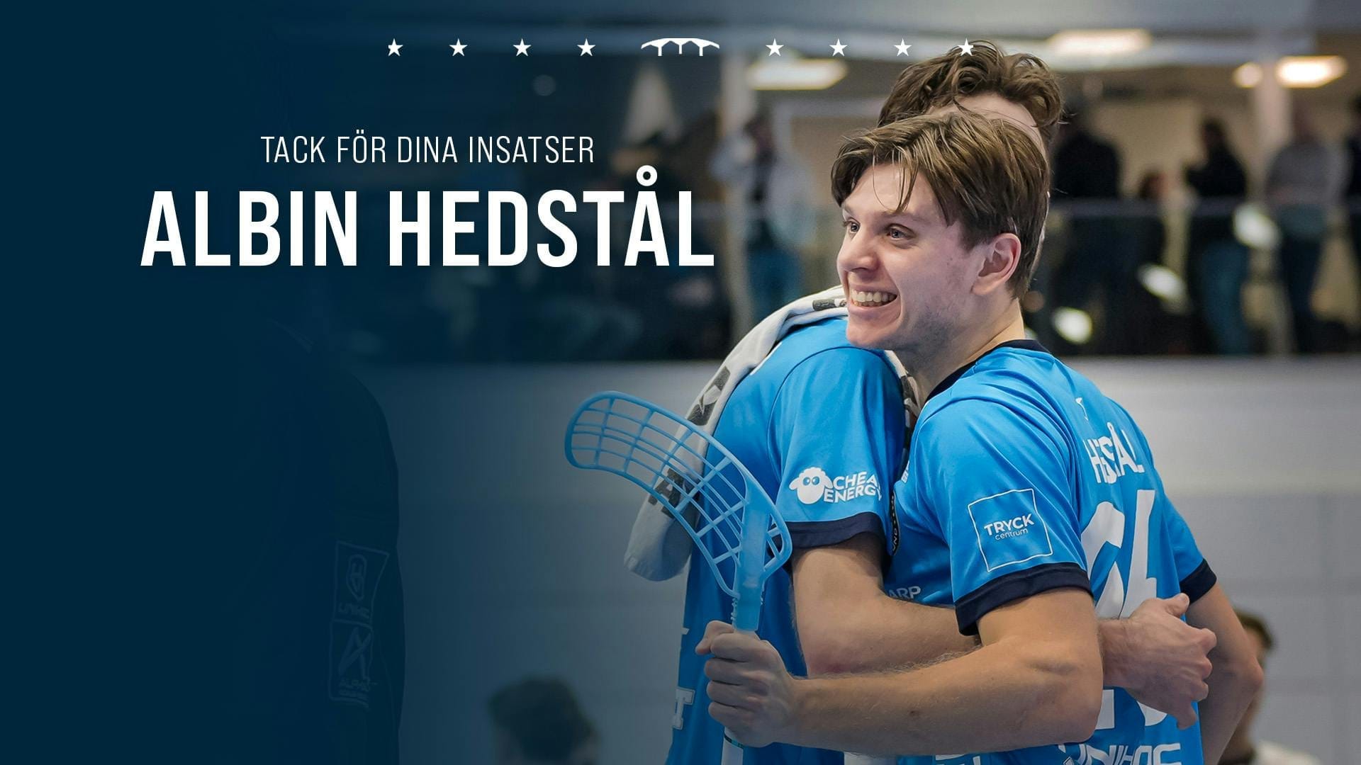 Albin Hedstål i FBC Kalmarsund-tröjan