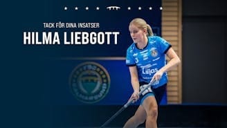 Hilma Liebgott i FBC Kalmarsund-tröjan